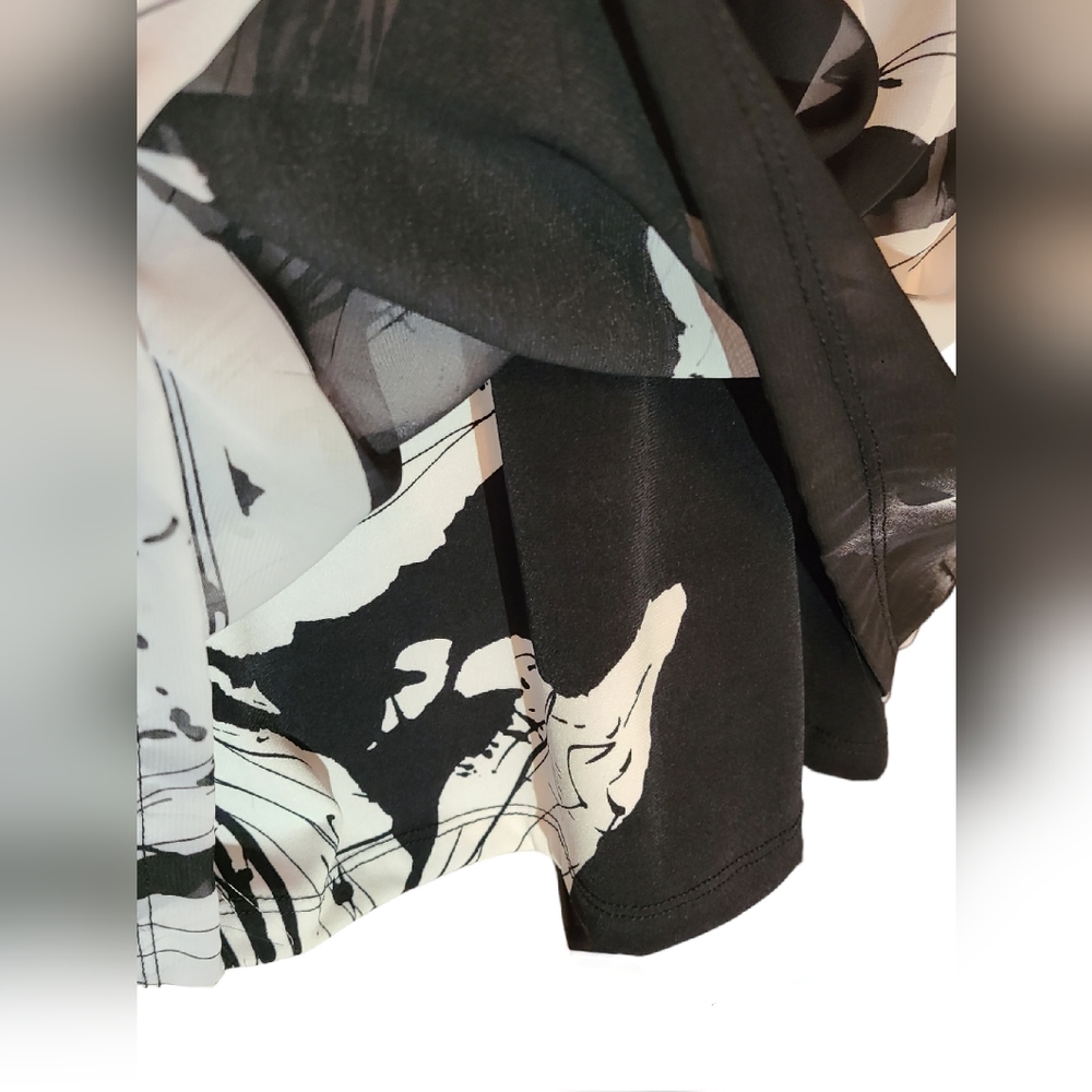 Express size SP black/white dress - Picture 7 of 10
